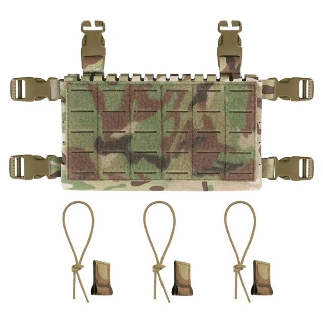 High Quality Camouflage Tactical Vest Chest Rig With Mag Pouch Multi-function Molle Tactical Chest Rig Vest Multipurpose Tactical Chest Rig Tactical Chest Rig with Mag Pouch Good Quality Training Vest Tactical Rig