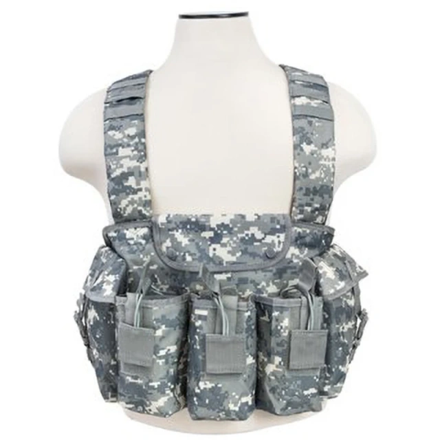 Camouflage Tactical Chest Hanging Vest Tactical Bag Light Weight Tactical Chest Rig Bag Training Chest Rig Customized Durable Tactical Chest Rig Heavy Duty Tactical Chest Rig Tactical Chest Rig Vest With Mag Pouch