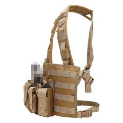 Customized Outdoor Sports Gear Tactical Molle Vest Pouch Bag Carrier Heavy Duty Camouflage Tactical Chest Rig Customized Camouflage Tactical Vest Heavy Duty Tactical Chest Rig Camouflage Tactical Vest Chest Rig