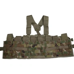 Adjustable Tactical Vest Detachable Tactical Molle Chest Rigs With Mag Pouch Tactical Recon Chest Rig Customized Tactical Gear Chest Rig Hunting Vest for Outdoor High Quality Hunting Vest Tactical Chest Rig
