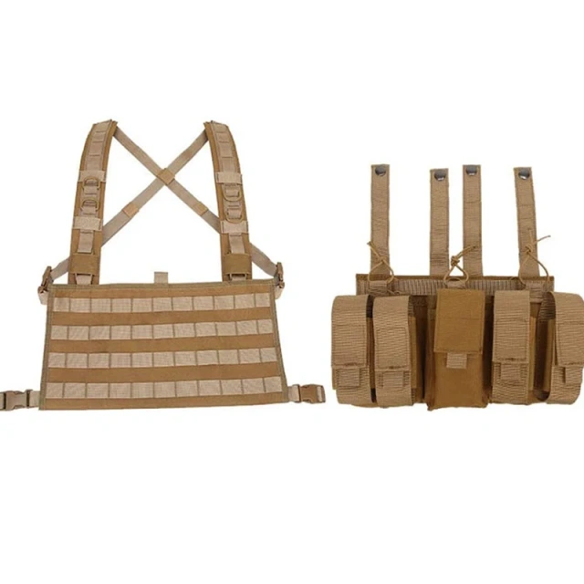 Customized Outdoor Sports Gear Tactical Molle Vest Pouch Bag Carrier Heavy Duty Camouflage Tactical Chest Rig Customized Camouflage Tactical Vest Heavy Duty Tactical Chest Rig Camouflage Tactical Vest Chest Rig