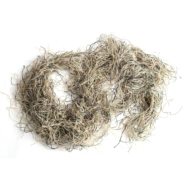 Factory Wholesale of High Quality Camouflage Hunting Blind Ropes Outdoor Training Camouflage Ropes Camouflage Ropes Camouflage Ghillie Suit Accessories Factory Wholesale Elastic Synthetic Fiber CS Wraps