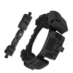 Detachable High Density Material Outdoor Hunting Tactics Duty Security Traffic Multi-functional Practical Tactical Belt  Adjustable Reversible stab-proof Sports Training Ratchet Belts Men Tactical Nylon Web Outside Tail Golf Belt