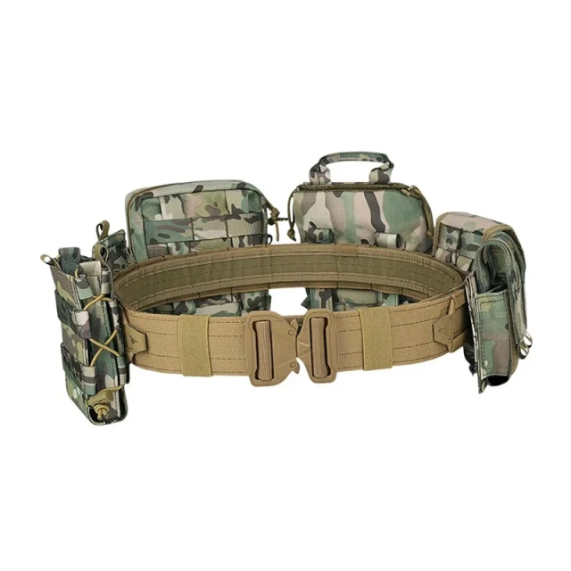 Outdoor Waist Pack Waist Pack Belt Bag Adults Adjustable Strap Utility Storage Bag for Hiking Gaming Hunting Tactical Belt  Wear-resistant Lightweight Men Stretch Canvas Belt Durable Plastic Buckle Work Travel Sports Elastic Tactical Belt