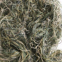 Camouflage Ropes Camouflage Ghillie Suit Accessories Factory Wholesale Elastic Synthetic Fiber CS Wraps Jungle Desert Snow Ghillie Cover Wrap Synthetic Elastic Strap Camouflage Hunting Blind Ropes