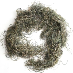 Camouflage Ropes Camouflage Ghillie Suit Accessories Factory Wholesale Elastic Synthetic Fiber CS Wraps Jungle Desert Snow Ghillie Cover Wrap Synthetic Elastic Strap Camouflage Hunting Blind Ropes