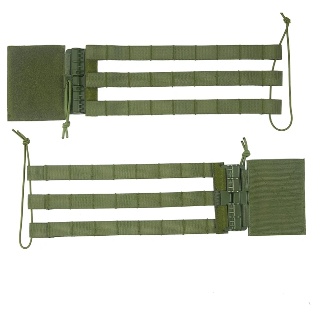 Tactical High-quality Durable Vest Quick Release Skeletal Mesh Wear-resistant Cummerbund Strap Side Tactical Belt  Wholesale Sports Tactical Belt Training equipment Work Belt Adjustable Nylon with Quick-Release Buckle