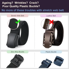 Wholesale Lightweight Stab-proof Men's Tactical Stretch Nylon Belt Pants Hiking Hunting Webbing Belt  Training durable Tactical Quick Release Metal Buckle Belt Wear-resistant Heavy Duty Nylon Riggers Belts