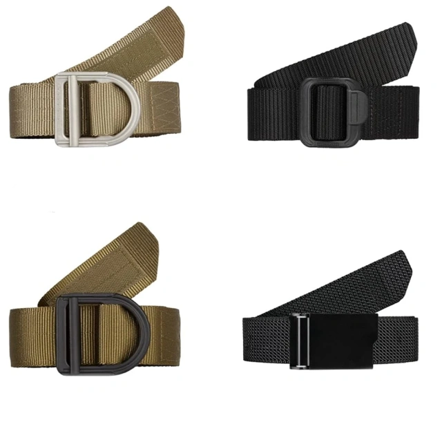 Waterproof Multifunctional Wear-resistant Tactical Men's Work Belt Non-Metallic Buckle Fade-Resistant Belt  Outdoor Wear-resistant Men Nylon Web Tactical Belt with Fashionable Automatic Slide Buckle Ratchet Belt