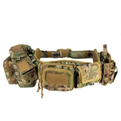 Premium Multi-functional Sport Enthusiasts Hunting Gadget Pouch Waist Adjustable Padded Training Duty Belt Tactical Utility  Hot selling Adjustable Ratchet Belt for Men durable outdoors Nylon Web Tactical Belt with Automatic Slide Buckle