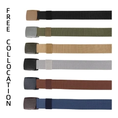 Wholesale Adjustable Training Durable Fashionable Tactical Nylon Belts Men Plastic Buckle Metal Tactical Belt   Waterproof Security Friendly multifunctional Wear-resistant Tactical Belt Sports Training Casual Tactical Belt