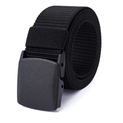Durable Training Durable Nylon Web Belt Outdoor Sports Training Safe Buckle Plastic Tactical Belts  Training Maintaining climbing Hiking Hunting Men Belt Wear-resistant Durable Tactical Stretch Web Nylon Belt
