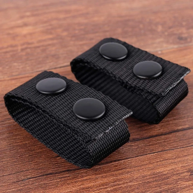 Comfortable Duty Belt Keeper with Double Snaps for Outdoor Sports Fixing Wide Security Tactical Belt  Adjustable Tactical Rigger Belt Nylon Webbing Utility Belt with Heavy Duty Quick-Release Buckle Tactical Rigger Belts