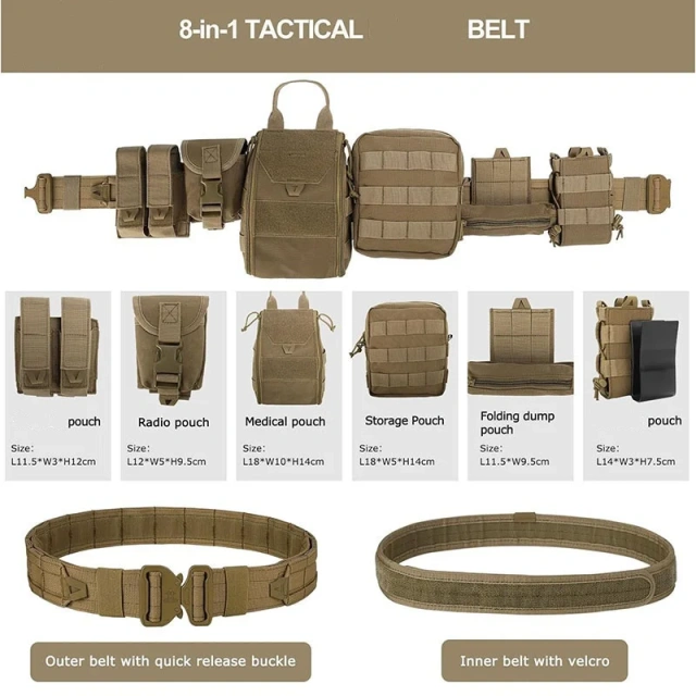 Tactical Belt Camping and Everyday Use Quick Release Rigger Belt Adjustable Heavy Duty Tactic Waist Belt Modular Equipment  Wholesale Adjustable Training Men's Ratchet Belt Nylon multifunctional Hiking Rigger Thick Webbing Tactical Belt