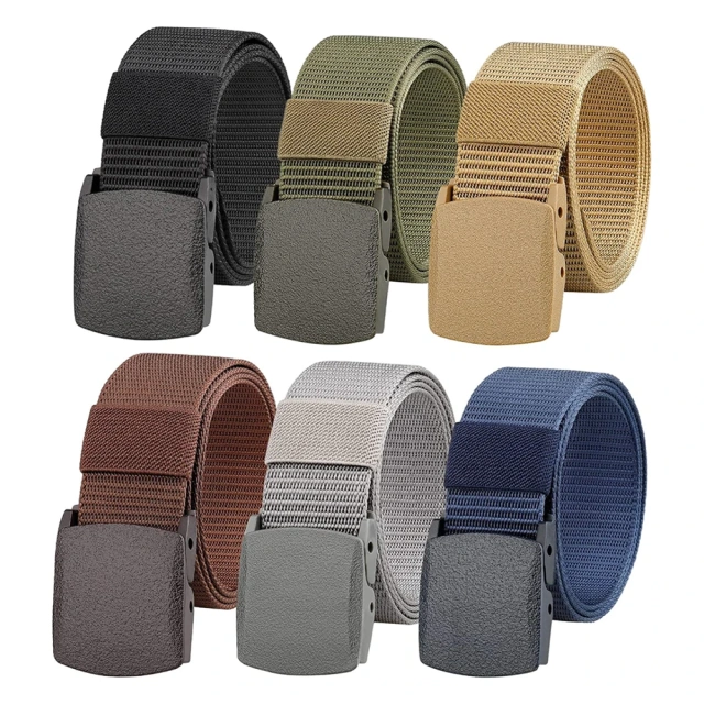 Wholesale Adjustable Training Durable Fashionable Tactical Nylon Belts Men Plastic Buckle Metal Tactical Belt   Waterproof Security Friendly multifunctional Wear-resistant Tactical Belt Sports Training Casual Tactical Belt