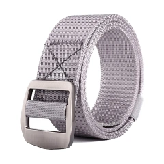 Men Durable Adjustable Sports Training Nylon Casual Outdoor Belt Wear-resistant Tactical Web Belts   Waterproof multifunctional Wear-resistant Tactical Men's Work Belt Non-Metallic Buckle Fade-Resistant Belt