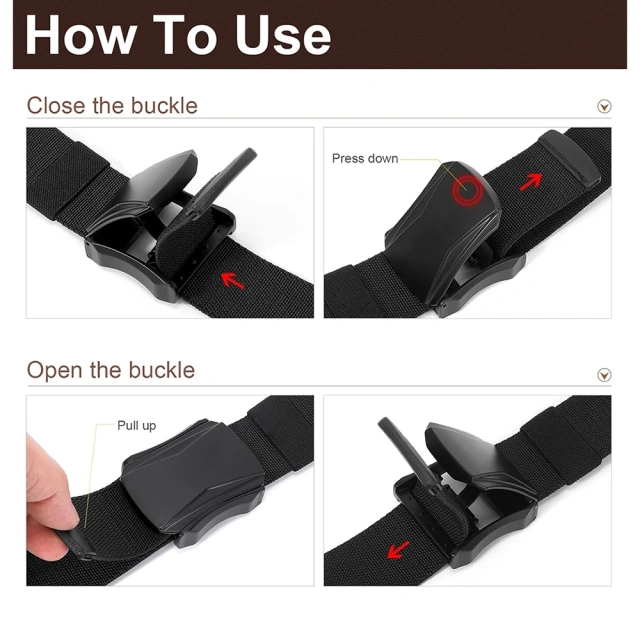 Wholesale Lightweight Stab-proof Men's Tactical Stretch Nylon Belt Pants Hiking Hunting Webbing Belt  Training durable Tactical Quick Release Metal Buckle Belt Wear-resistant Heavy Duty Nylon Riggers Belts