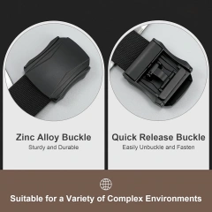 Wholesale Lightweight Stab-proof Men's Tactical Stretch Nylon Belt Pants Hiking Hunting Webbing Belt  Training durable Tactical Quick Release Metal Buckle Belt Wear-resistant Heavy Duty Nylon Riggers Belts