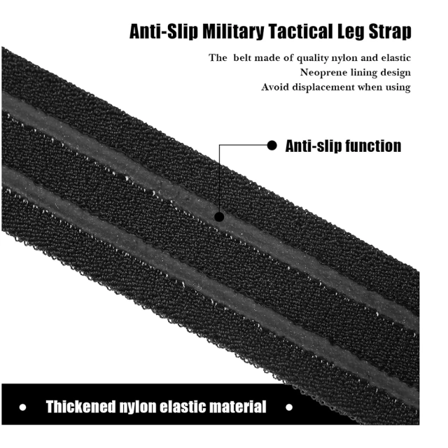 Tactical Strap Nylon Thigh Belt Elastic Thigh Strap with Quick Release Buckle Games and Outdoors Unisex Tactical Belt  Waterproof multifunctional Tactical Belt Riggers Belts Heavy Duty Quick-Release Aluminum Alloy Buckle Tactical Belt