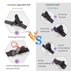 High Quality Durable Tactical Belts Nylon Web Work Belt with Heavy Duty Quick Release Tactical Belt  Adjustable Training Fashionable Tactical Belt Heavy Duty Webbing Quick-Release Buckle multifunctional Tactical Belt