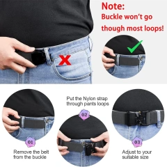 High Quality Durable Tactical Belts Nylon Web Work Belt with Heavy Duty Quick Release Tactical Belt  Adjustable Training Fashionable Tactical Belt Heavy Duty Webbing Quick-Release Buckle multifunctional Tactical Belt