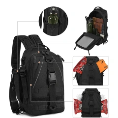 China Factory Wholesale Tactical Tackle Backpack Multifunctional Assault Backpack Outdoor Tactical Backpack Chest Rig Pouch Military Chest Kit Bags Military Front Pocket Package Chest Rig Bags