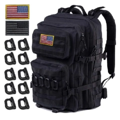 Custom Logo High Quality Tactical Rucksack Tactical Training Backpack for Outdoor Traveling Tactical Backpack  Sport Tactical Backpack Military Travel Hunting Gear Pack Outdoor Travel Rucksack