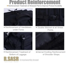 Custom Logo High Quality Tactical Rucksack Tactical Training Backpack for Outdoor Traveling Tactical Backpack  Sport Tactical Backpack Military Travel Hunting Gear Pack Outdoor Travel Rucksack