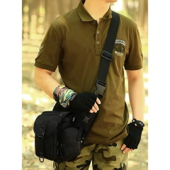 China Factory Wholesale Tactical Shoulder Bag Training Shoulder Pack for Traveling Outdoor Tactical Sling Daypack  Bag Type First Aid Bag Type Tear Off Type Emergency Survival Kit Military Medical Practical Quick Release Design Bag