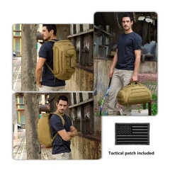 Outdoor Tactical Training Duffle Rucksack Sports Gym Tactical Backpack Tactical Luggage Suitcase Backpack for Travel  Practical Military Backpack Hydration Backpack Tactical Military Bag Tactical Bag