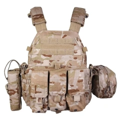 High Quality Tactical Panel Vest Durable Tactical Chest Rig Vest for Outdoor Multifunctional Tactical Training Vest  Training outdoors Vest for Kids Breathable Vest Game Protective Adjustable