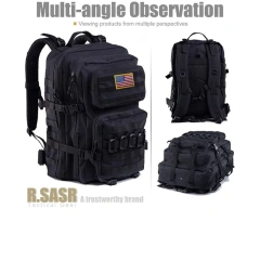 Custom Logo High Quality Tactical Rucksack Tactical Training Backpack for Outdoor Traveling Tactical Backpack  Sport Tactical Backpack Military Travel Hunting Gear Pack Outdoor Travel Rucksack