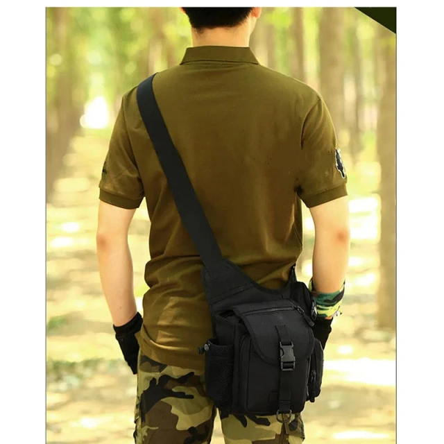 China Factory Wholesale Tactical Shoulder Bag Training Shoulder Pack for Traveling Outdoor Tactical Sling Daypack  Bag Type First Aid Bag Type Tear Off Type Emergency Survival Kit Military Medical Practical Quick Release Design Bag