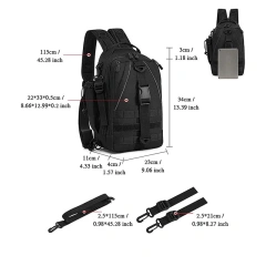 China Factory Wholesale Tactical Tackle Backpack Multifunctional Assault Backpack Outdoor Tactical Backpack Chest Rig Pouch Military Chest Kit Bags Military Front Pocket Package Chest Rig Bags