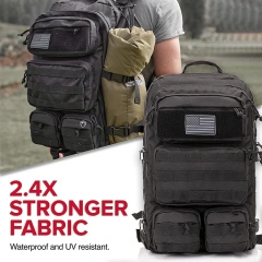 Factory Direct Sales Outdoor Waterproof Hiking Survival Backpack High Capacity Sport Tactical Backpack Men's Assault Backpack  Men's fitness bag  Travel sports bag  Practical kit