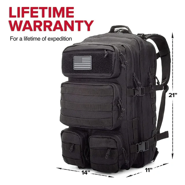 Factory Direct Sales Outdoor Waterproof Hiking Survival Backpack High Capacity Sport Tactical Backpack Men's Assault Backpack  Men's fitness bag  Travel sports bag  Practical kit