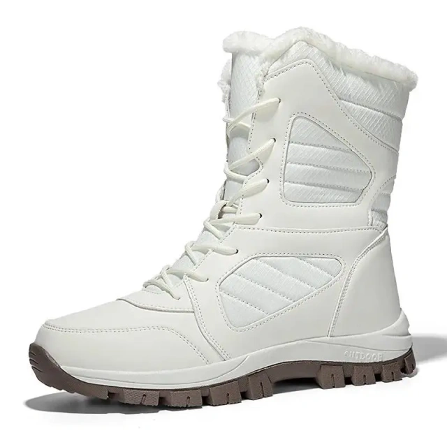 Fashionable Warm Snow Boots Men's Plush Lace-Up Winter Boot Comfort Platform Outdoor Wear-resistant Tactical Oxford Boots Durable Waterproof Tactical Safety Boots Outdoor Men Work Boots Anti-smash Stab-resistant Safety Oxford wear-resistant Boot