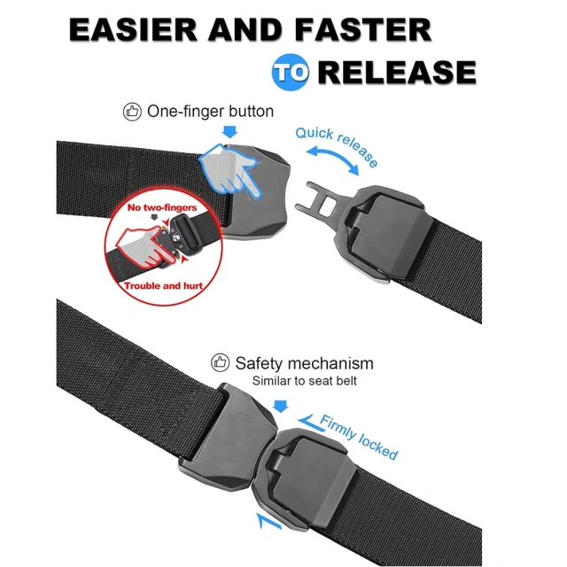 Adjustable Work Sports Nylon Web Golf Belt with Heavy Duty Seat Buckle Quick Release Tactical Belt  Lightweight High Duty Premium Multifunctional Tactical Battle Belts Quick-release sport enthusiasts Buckle Duty tactic Waist Belt