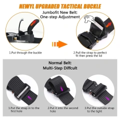 Wholesale Sports Tactical Belt Training Equipment Work Belt Adjustable Nylon with Quick-Release Buckle  Premium Tactical Belts , Sport enthusiasts Tactical Belts ,  High strength Tactical Belt ,