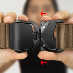 Adjustable Training Durable Stretch Rigger Work Belt Durable Heavy Duty Nylon Men Tactical Belt  Wholesale Outdoor Gear User Tactical Belt High density Material Outdoor Hunting Tactical Storage Bag Duty Security Traffic Belt