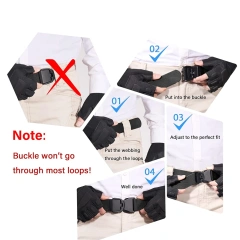 Adjustable Work Sports Nylon Web Golf Belt with Heavy Duty Seat Buckle Quick Release Tactical Belt  Lightweight High Duty Premium Multifunctional Tactical Battle Belts Quick-release sport enthusiasts Buckle Duty tactic Waist Belt