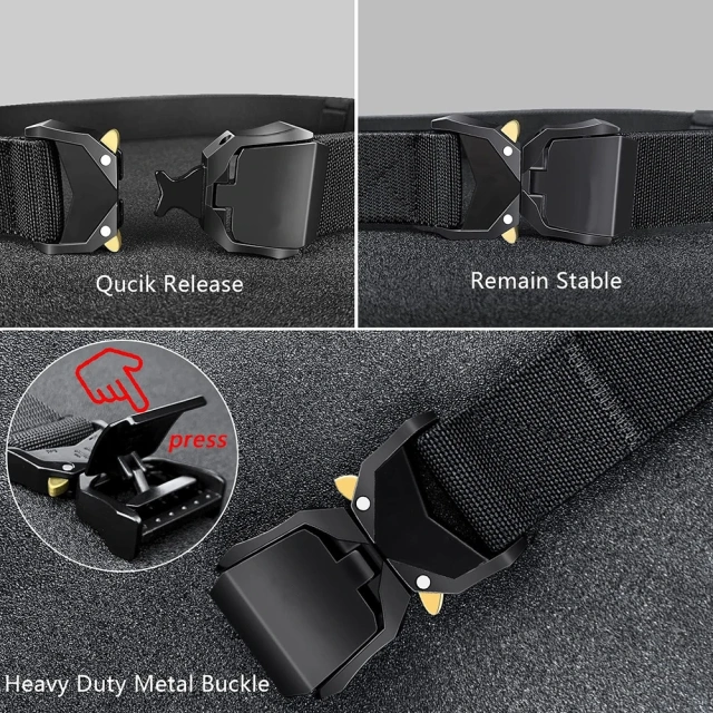 Wholesale Sports Tactical Belt Training Equipment Work Belt Adjustable Nylon with Quick-Release Buckle  Premium Tactical Belts , Sport enthusiasts Tactical Belts ,  High strength Tactical Belt ,