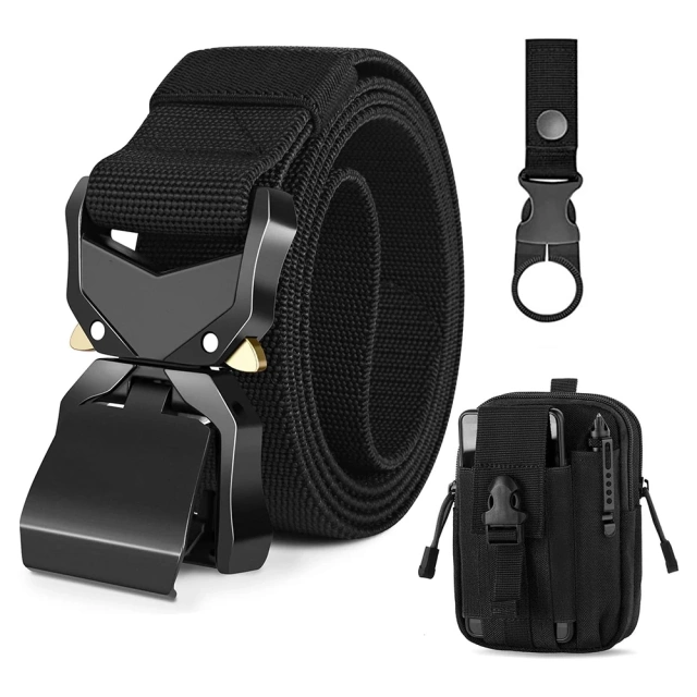 Wholesale Sports Tactical Belt Training Equipment Work Belt Adjustable Nylon with Quick-Release Buckle  Premium Tactical Belts , Sport enthusiasts Tactical Belts ,  High strength Tactical Belt ,