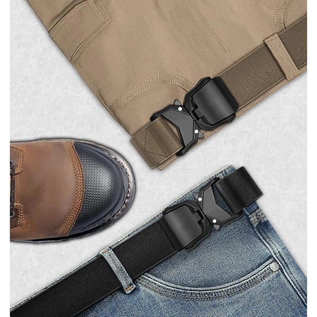 Adjustable Training Durable Stretch Rigger Work Belt Durable Heavy Duty Nylon Men Tactical Belt  Wholesale Outdoor Gear User Tactical Belt High density Material Outdoor Hunting Tactical Storage Bag Duty Security Traffic Belt