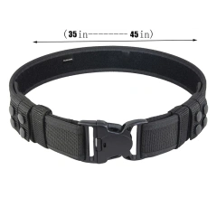 Waterproof Nylon Multifunctional Waist Belt Seven Piece Set for Duty Patrol Security Equipment Fixed Waist Bag Tactical belt  High Quality Multi Function Mountaineering Tactical Belt with Accessories high density Material Duty Belts With Tool Pouches