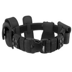 Waterproof Nylon Multifunctional Waist Belt Seven Piece Set for Duty Patrol Security Equipment Fixed Waist Bag Tactical belt  High Quality Multi Function Mountaineering Tactical Belt with Accessories high density Material Duty Belts With Tool Pouches