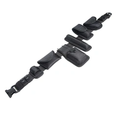Waterproof Nylon Multifunctional Waist Belt Seven Piece Set for Duty Patrol Security Equipment Fixed Waist Bag Tactical belt  High Quality Multi Function Mountaineering Tactical Belt with Accessories high density Material Duty Belts With Tool Pouches