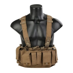 Tactical Belly Chest Rig Tactical Chest Harness Vest for Hunting Tactical Carry Chest Rig Harness Customized Outdoor Camouflage Chest Rig Sports Tactical Molle Vest Pouch Bag Carrier Tactical Camo Chest Rig