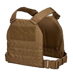 Hot Selling High Quality Outdoors Hunting Vest for Training Lightweight Tactical Training Vest Adjustable Training Vest  Kid's Training Cross Draw Vest Coyote Adjustable Training durable multifunctional security vest