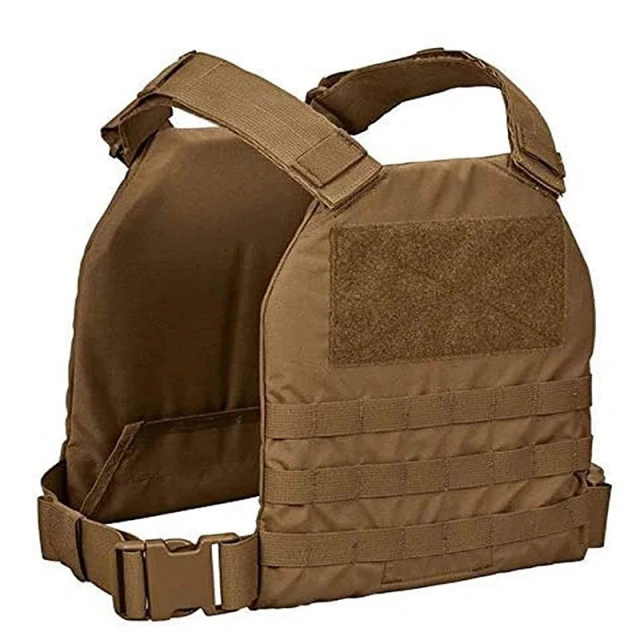 Hot Selling High Quality Outdoors Hunting Vest for Training Lightweight Tactical Training Vest Adjustable Training Vest  Kid's Training Cross Draw Vest Coyote Adjustable Training durable multifunctional security vest